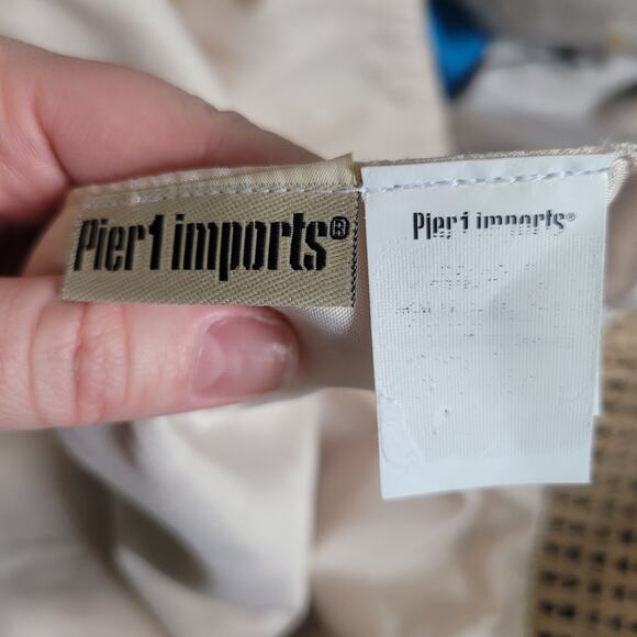 Pier 1 Imports Embroidered Coastal Sea Life Coral Table Runner Fall Autumn 73" - Picture 5 of 5